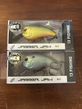 13 Fishing Jabber Jaw Chartreuse Root Beer And Green Gizzard Shad New In Boxes