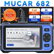 Mucar 682 OBD2 Scanner ABS SRS Car Diagnostic Tool Fault Code Reader 2025 NEW