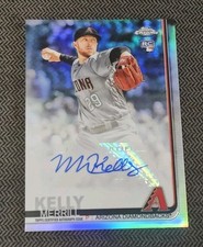 Merrill Kelly 2019 Topps Chrome Update Refractor Autograph Rookie Auto CUA-MKE