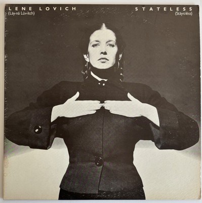 LENE LOVICH Stateless Vinyl LP 1979  Stiff Epic Records PE 36102 RX