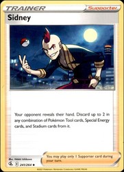 Sidney 241/264 Fusion Strike Uncommon Trainer