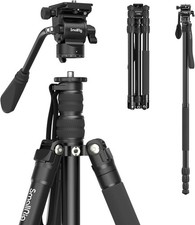 SmallRig 72"/ 183cm Camera Video Tripod with Fluid Head Monopod CT180