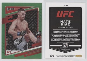 2022 Donruss UFC Green Flood Nate Diaz #46