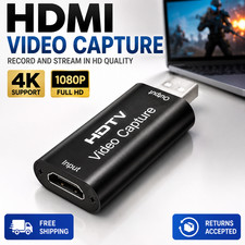 HDMI to USB 2.0 Video Capture Card 1080P Game Recorder Live Streaming
