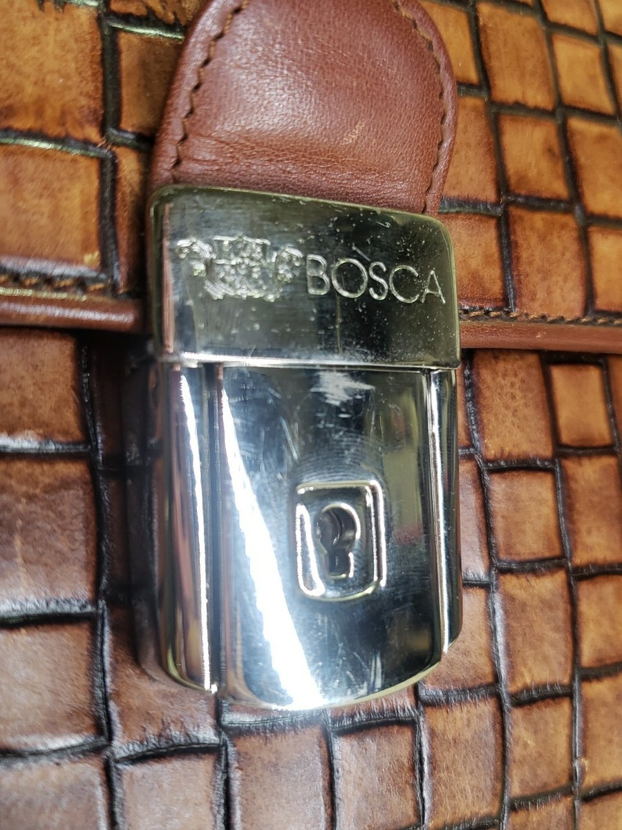 Rare Vintage Bosca Night Flight Double Flex Briefcase AND EXTENSION INSERT View 6