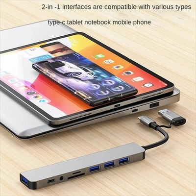 USB 3.0 Hub 4-Port Adapter Charger Data SLIM Super Speed PC Mac Laptop Desktop