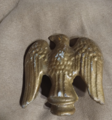 Aquila ornamento cappuccio auto d'epoca?? Ali spalmate in acciaio fuso belle - Foto 7 di 7