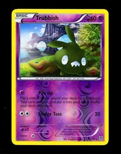 2013 Pokemon TRUBBISH Plasma Storm REVERSE HOLO bianco e nero set carte 63/135