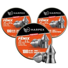 Harpex Fenix Premium Airgun pellets .22 Caliber - Pointed high precision 12.5gr