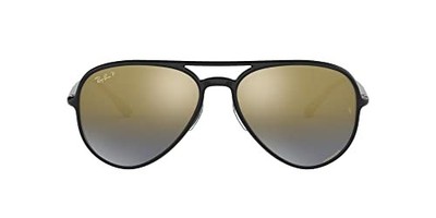 Ray-Ban Sonnenbrille 0RB4320CH 601/J0 blau verspiegelt goldener Farbverlauf 5...