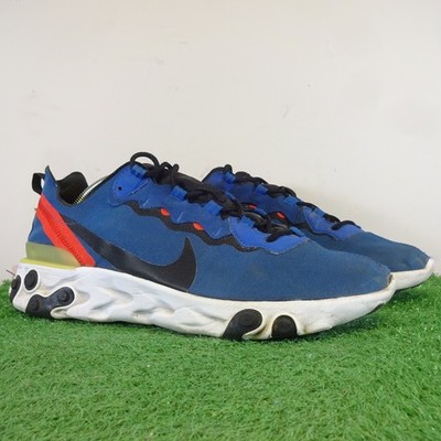 Nike Turnschuhe Größe 10 Herren blau React Element 55 sportlich bequem Laufschuhe