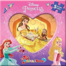 Disney Princess My First Puzzle Book, 5 Puzzles Inside - Brand New