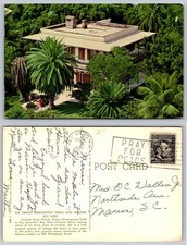 Ernest Hemingway Home Museum Key West FL 1967 Postcard Pray for Peace