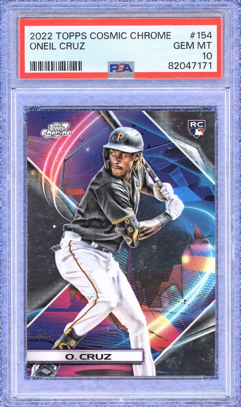 2022 Topps Cosmic Chrome #154 Oneil Cruz Pirates RC Rookie PSA 10 GEM MINT
