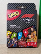 *FREE SHIP* FORMULA 1 (ONE) EDITION UNO Card Game Mattel 112 Cards 2-10 Players
