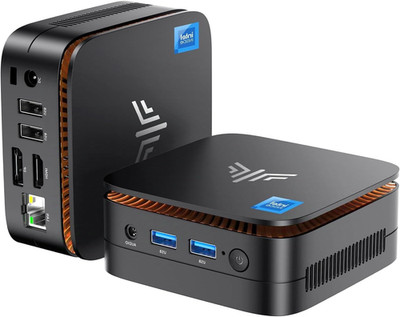 Essenx E1 Mini PC, W-11 Pro 12Th N97 Mini Computers(Beat N150, up to 3.6Ghz), Mi