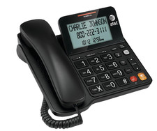 AT T CL2940 Corded Phone with Speakerphone Extra-Large Tilt Display Black