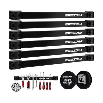 SEDY Magnetic Tool Holder Storage Organizer: 7-Piece Garage Wal... FAST USA SHIP