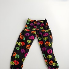 Hyde and Eek Boutique Womens Fleece Pajama Pants M Halloween Pumpkin Print
