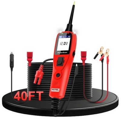 Universal 12V 24V Car Circuit Tester Probe Kit, 40FT Cable, AC/DC Signal Test To
