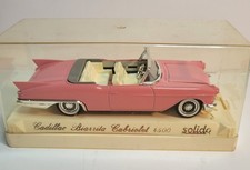 Solido Pink1957 Cadillac Eldorado Biarritz Cabriolet Diecast in Original Case