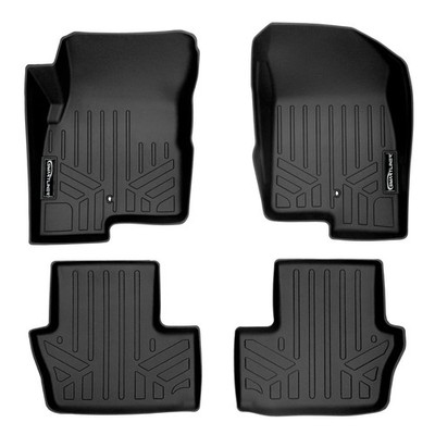 Smartliner Floor Mats 2 Row Liner Set Fits 2007-12 Caliber/2007-17 Jeep Patriot