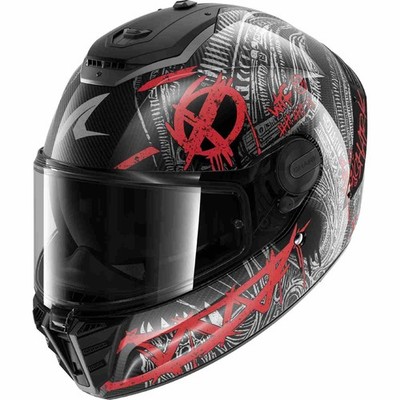 SHARK Integralhelm SPARTAN RS CARBON Shiever schwarz silber rot L 59/60