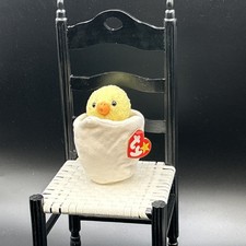 TY Beanie Baby - EGGBERT the Egg & Chick (6 inch)Hatched in 1998 ~