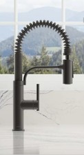 Kohler Provo Semi-Professional Pull-Down Kitchen Faucet Black Finish New