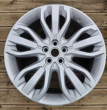 1 GENUINE RANGE ROVER SPORT 9.5X21 ALLOY WHEEL DK62-1007-EA IS49 GLOSS SILVER