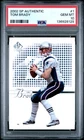 PSA 10 2002 SP Authentic #1 Tom Brady New England Patriots GEM MINT NO RESERVE!