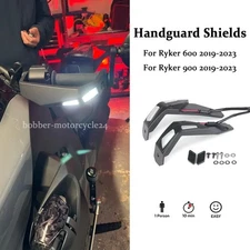 Handguards Cover W/LED Light Lamp Accessories For Can-Am Ryker 600 / Ryker 900