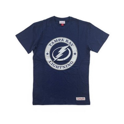 Tampa Bay Lightning NHL Mitchell & Ness Legendary Slub 3.0 T-Shirt Navy-S