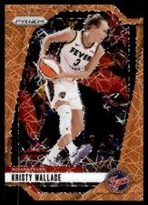 Kristy Wallace Orange Velocity #133 2024-25 Panini Prizm WNBA Indiana Fever