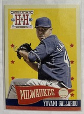 2013 Hometown Heroes Baseball Yovani Gallardo Card #220 Complete Your Set! ⚾️