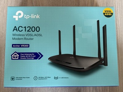 TP-Link Archer VR400 AC1200 VDSL ADSL Modem Router Dual-Band OVP kaum benutzt