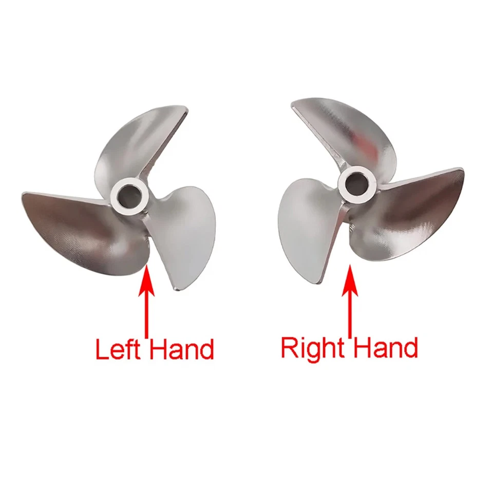 RC Boat Propeller CNC 4.76mm 3/16" 40/42/45/50mm P1.6 Prop for RC Speed Boat CAT - Image 2 of 4