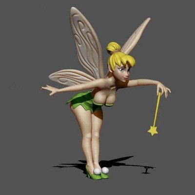 3D Printing Model Kit 1/35 - 1/12 Beautiful Girl Fairy Tales Butterfly Not...