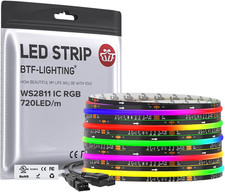 Ws2811 Smart Ic Rgb Fcob Cob Led Strip Ul Listed 720ledsm High Density Color C