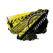 For Sena 60S Protection Sticker Decal L06 Abstract Yellow