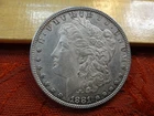 1881 United States Morgan Silver Dollar $1 - No Reserve - Free S&H USA