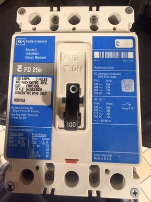 #ad Cutler Hammer FD3100L Molded Case Circuit Breaker 100 AmP $349.99