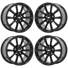 18" Cadillac CT4-V Gloss BlackWing Black Wheels Factory OEM 14051 14052 EXCHANGE