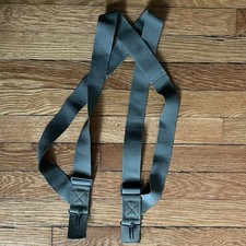 Vtg US Military M1950 Olive Trouser Pants Suspenders, Korean War Era
