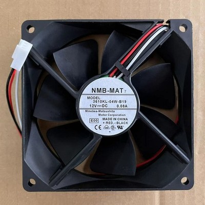1 PCS New NMB-MAT7 3610KL-04W-B19 12V 0.08A 3-wire cooling fan *hu