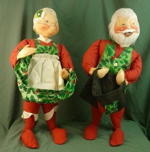 annalee santa and mrs claus dolls