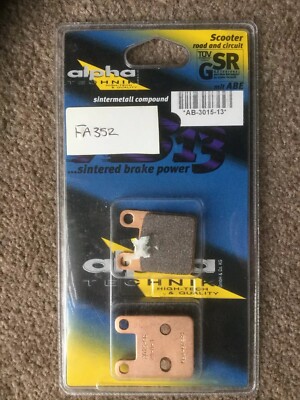 Alpha Technik AB-3015-13 Scooter Sintered Brake Pads FA352 Polini Pasini XP4T