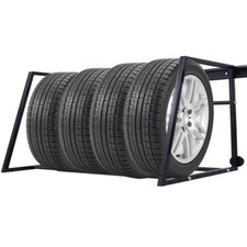 Steel Tire Rack Heavy Duty Adjustable Garage Wall Mounted Tire Rack Storage