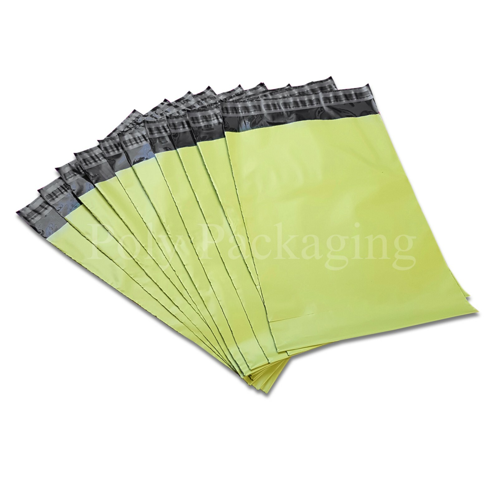 500 x NEON GREEN MAILING BAGS 12x16"" (305x406mm) Royal Mail SMALL PARCEL