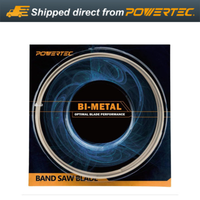 POWERTEC 93-1/2'' x 1/2'' x 14 TPI Bi-Metal Band Saw Blade for Delta, Grizz, Jet